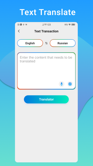 Voice Translation Interface